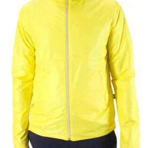 Giubbino da uomo in nylon tinta unita reversibile fantasia con cappuccio