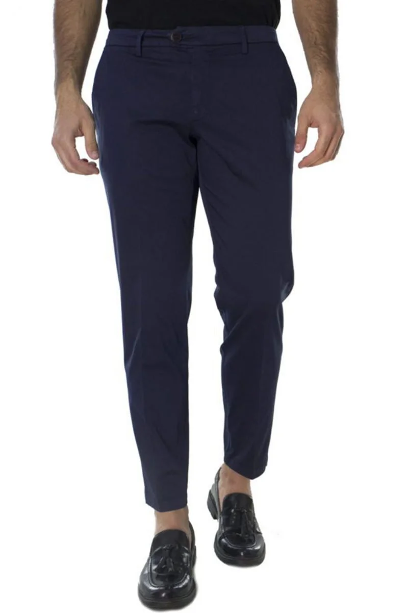 Pantalone Uomo in cotone Elasticizzato con tasca america tinta unita - immagine 3