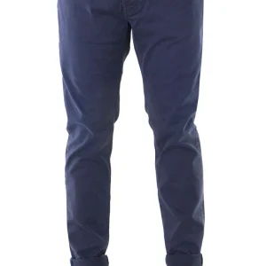 PANTALONE 5 TASCHE SLIM FIT BLU