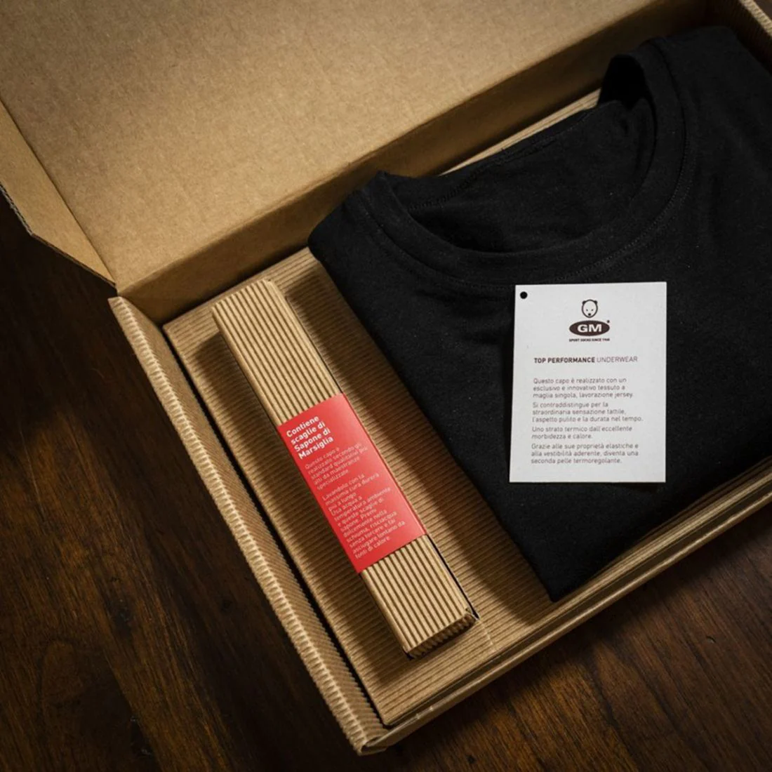 Top Performance Underwear 3520 | T-shirt termica da uomo in cashmere, seta e lana vergine merino fine - immagine 4