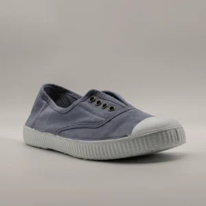 Victoria 106623 – Sneakers donna in tela sostenibile con elastico - blu Azul