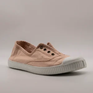 Victoria 106623 – Sneakers donna in tela sostenibile con elastico - rosa ballet