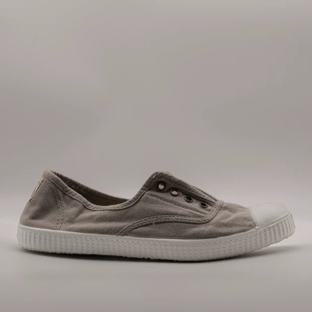 Victoria 106623 – Sneakers donna in tela sostenibile con elastico - grigio - immagine 4