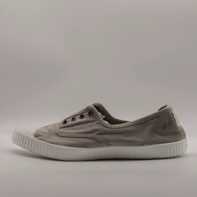 Victoria 106623 – Sneakers donna in tela sostenibile con elastico - grigio - immagine 3
