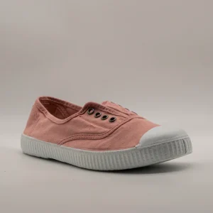 Victoria 106623 – Sneakers donna in tela sostenibile con elastico - rosa nude