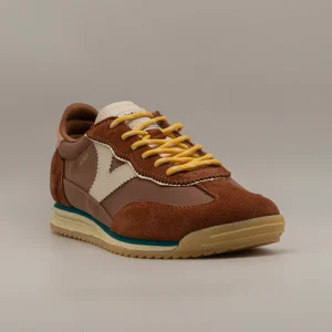 Victoria Saturno 1158110 – Sneakers donna retro in nylon e camoscio