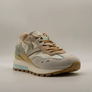 Victoria Luna 156116 – Sneakers donna multicolor con suola dentellata beige